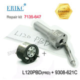 Erikc Diesel Inyector Overhaul Repair Kit 7135-647 Including Nozzle L120prd and Valve 9308-621c for Injector Ejbr04001d and Ejbr01801A \Ejbr01801z